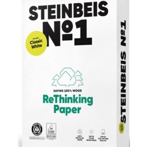 Koopiapaber Steinbeis, A4, 80 g / m2, 500 lehte / pakk