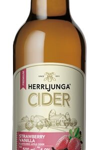 Siider HERRLJUNGA,  maasika/vanilla 4%, 0,5l, pudel R20/149887/36