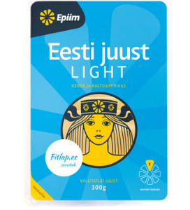 Juust E-PIIM Eesti light viilutatud, 300g