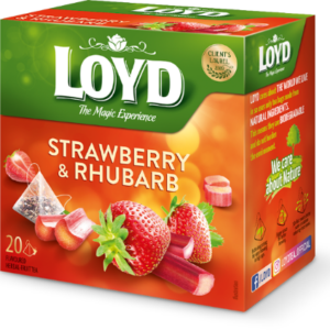Tee LOYD maasika- ja rabarberimaitseline 20 x 2g