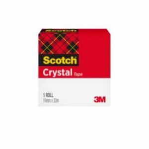 Teip 3M Scotch Crystal  kristallselge 600 19mmx33m
