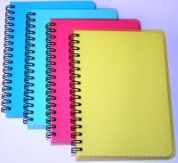 Kaustik SMLT, spiraalköitega, A6, 96 lehte, plastkaaned, ruuduline