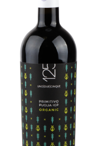 KGTvein 125 Primitivo Puglia Organic, punane, poolmagus 12,5%vol 0,75 L