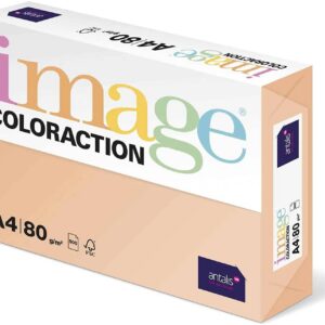 Värvipaber IMAGE COLORACTION, A4, 80 gsm, 50 lehte, SAVANA / PALE SALMON