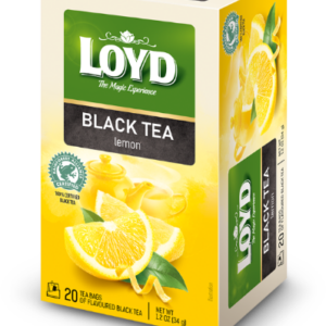 Must tee LOYD sidruni aroomiga, 20 x 2g