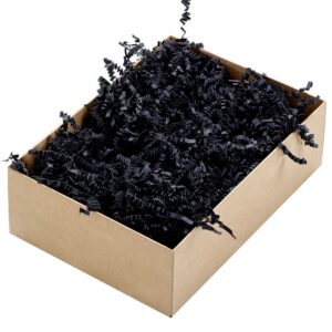 Täitematerjal, paberilaastud, 100g, must - Image 1