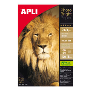 Fotopaber Apli Photo Bright 10x15 240g/m2, 150l, tindiprinterile
