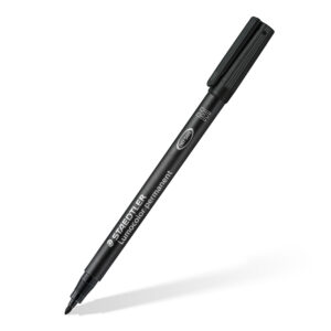 OHP kilemarker Staedtler Lumocolor M/1,0 mm, veekindel, must - Image 1