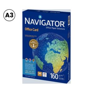 Koopiapaber Navigator Office Card A3 160g/m2, 250 lehte