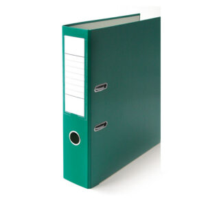 Registraator ELLER Eko A4, 75mm metallist allserv, salatiroheline - Image 1