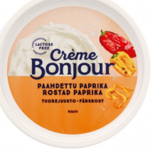 Toorjuust CREME BONJOUR röstitud paprikaga, laktoosivaba 200g