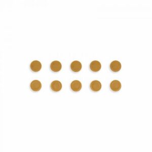 Tahvlimagnet BI-OFFICE Super Strong 30mm, kollane, 10 tk