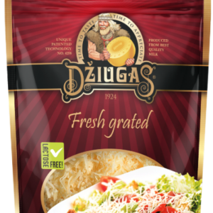 Riivitud kõva juust DŽIUGAS, 40%, laktoosivaba 100g