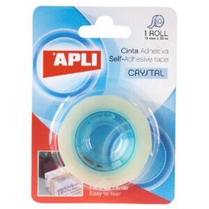 Teip Apli Crystal 19mmx33m, läbipaistev kirgas
