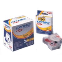 Markeerimislint Dymo D1, 9mm x 7m must/valgel