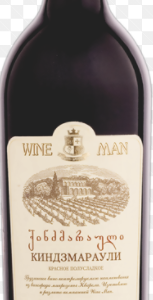 WINE MAN, Vein Kindzmarauli, poolmagus, punane, 11%, 0,75l, R