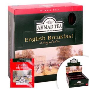 Tee AHMAD Alu ENGLISH Breakfast 100tk/pk x 2 g