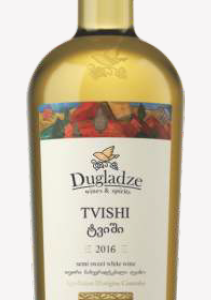 DUGLADZE, Vein  Tvishi, poolmagus, valge, 11%, 0,75l