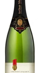 KPN kvaliteetvahuvein ARTHUR METZ, Cremant D'Alsace Bio&vegan, valge,12%vol, 0,75L,
