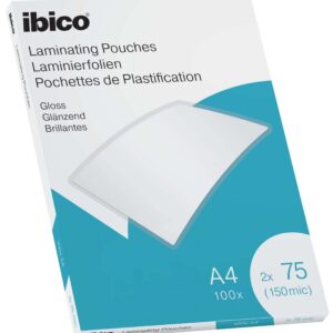 Lamineerimistaskud Ibico A4 75M. Gloss/100