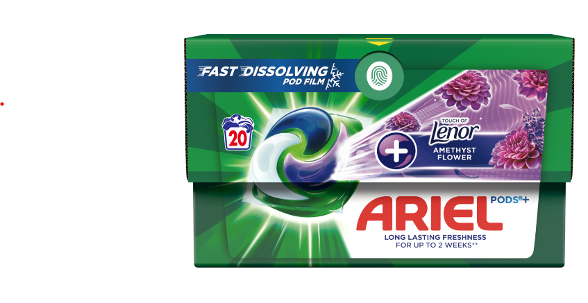 Geelkapslid ARIEL Amethyst Flower 20tk