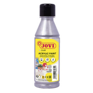 Akrüülvärv JOVIDECOR, mitmeotstarbeline, 250ml, hõbedane