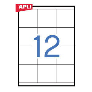 Etiketid Apli ILC iseliimuvad 70 x 67,7mm 100l/pk - Image 1