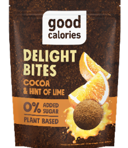 Pralinee ampsud  GOOD CALORIES kakao ja apelsiniga, 45g