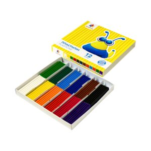 Plastiliinid GAMMA, 12g x 16 tk assortii