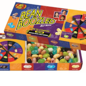 JELLY BELLY Närimiskompvekid koos mänguga, kummaliste maitsetega, Bean Boozled Spinner Gift Box,100g