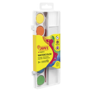 Vesivärvid JOVI, 6 tk + pintsel