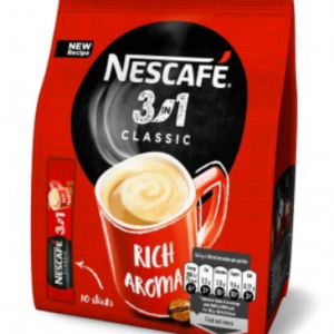 Lahustuv kohv NESCAFE Classic, 3in1, 10tk kott, 165g