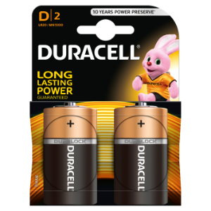 Patareid Duracell D LR20 (2 tk)