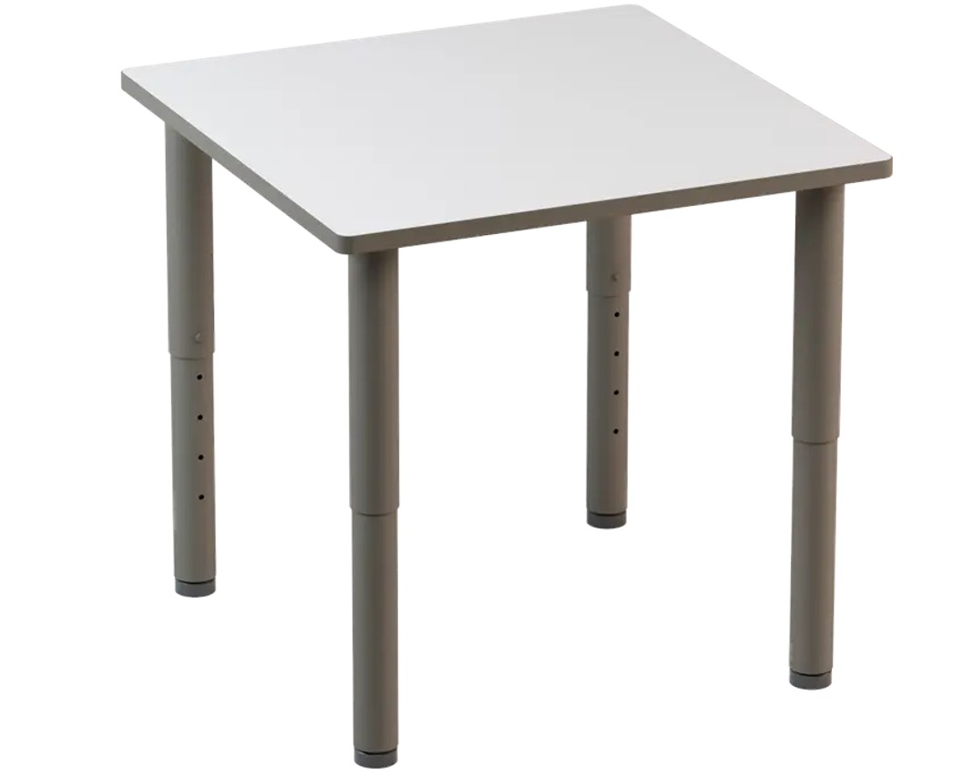 IDRA kõrguse reguleeritav laud 80x60 cm (T2-T6) valge