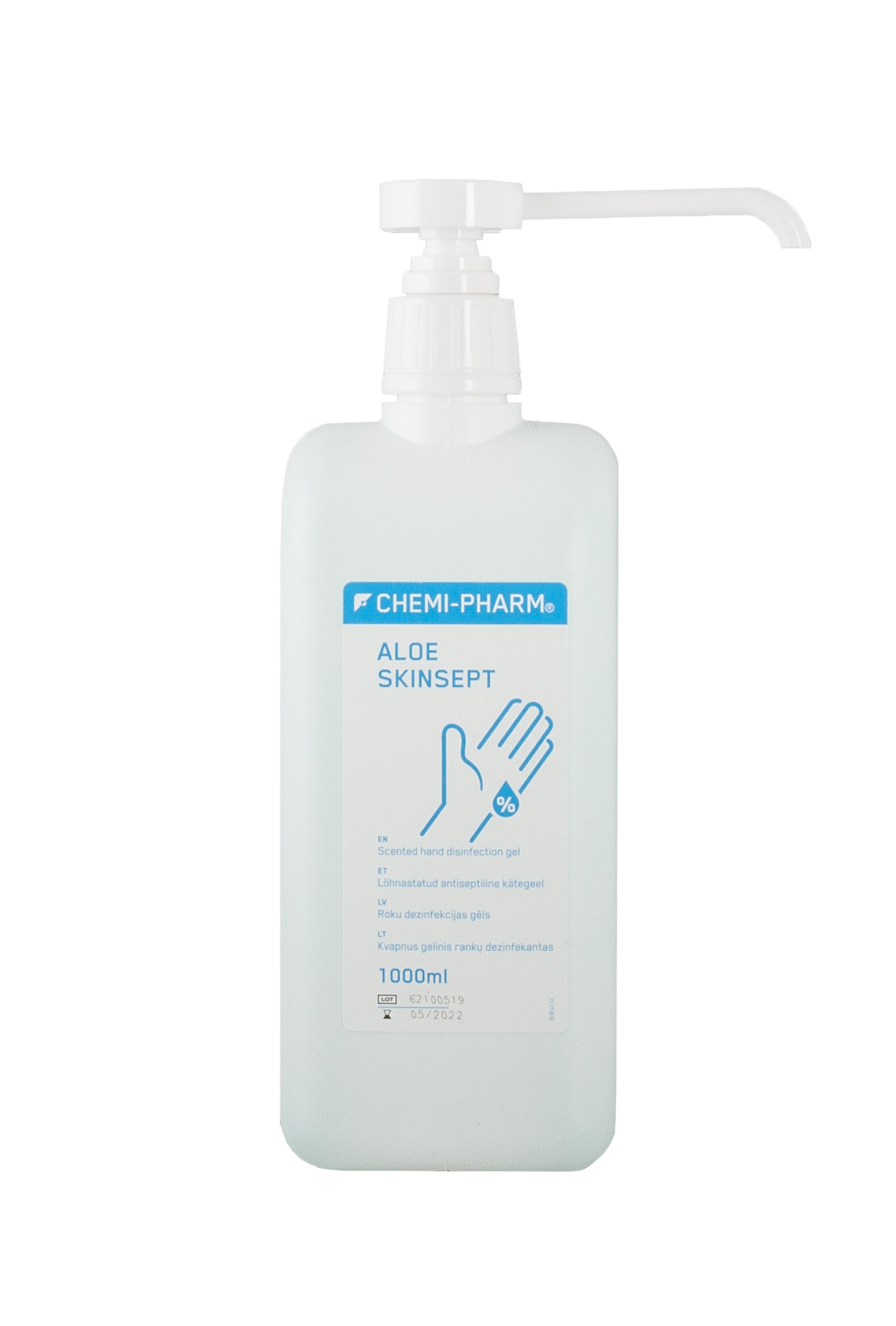 Antiseptiline geel  kätele aloega 1L, CHEMI-PHARM