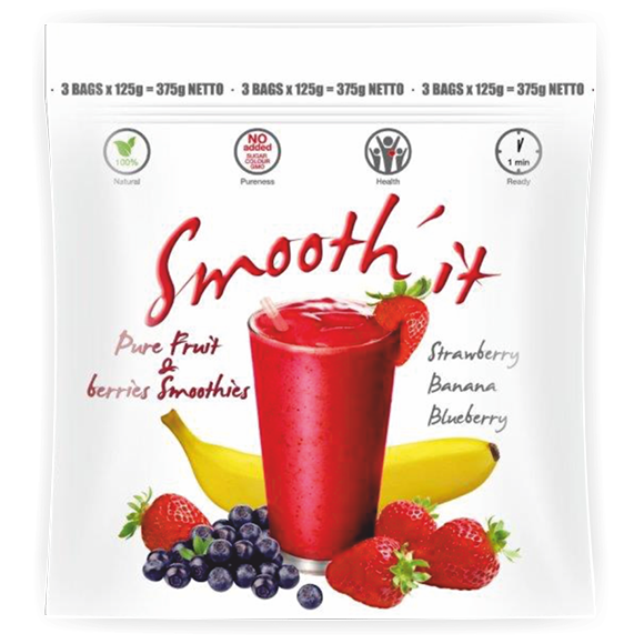 Puuviljasegu SMOOTH'IT, külmutatud, 2.5kg