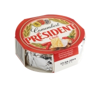 Hallitusjuust PRESIDENT Camembert, 32%, tšilliga, 120 g
