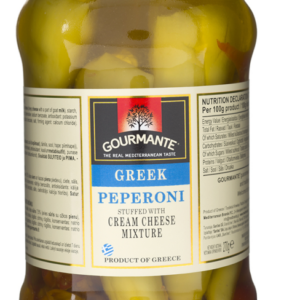 Kreeka pepperoni  GOURMANTE toorjuustu täidisega 320ml