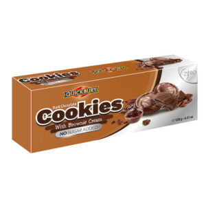 Tume šokolaadi küpsised QUICKBURY brownie kreemiga, 128g