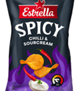 Kartulikrõpsud ESTRELLA vürtsikas SCO & tšilli  115g