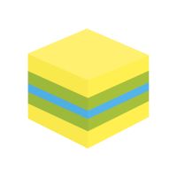 Märkmekuup Post-it Mini Cube 51x51mm/400 sidrunikollane