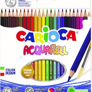 Värvipliiatsid Carioca Acquarell, 24tk
