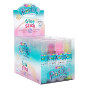 Pastelne Liimipulk 9g 24 tk pakis, liim läbipaistev