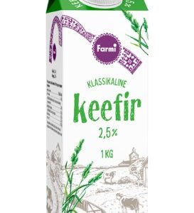 Keefir klassikaline 2.5% FARMI, pure, 1kg