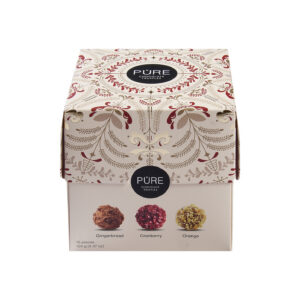 Šokolaaditrühvlite valik PURE Christmas cube 15 tk, 122 g
