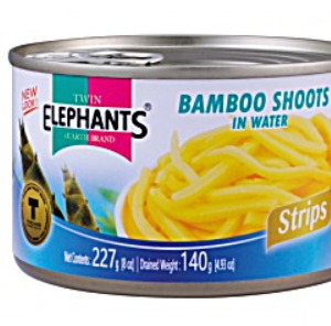 Bambusevõrse ribad ELEPHANTS vees 227g