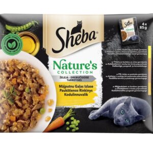 Sheba 4-pakk 85g Natures poultry