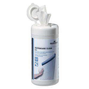 Tahvlipuhastuslapid Durable, 100tk niisutatud, valgele tahvlile