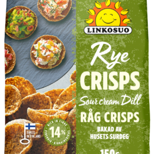 Rukkirõpsud LINKOSUO hapukoore ja tilli, 150g