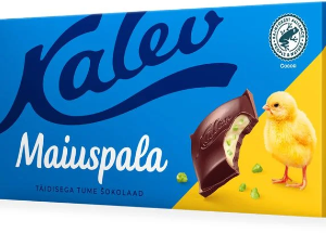 Maiuspala KALEV tume šokolaadi täidisega 100g